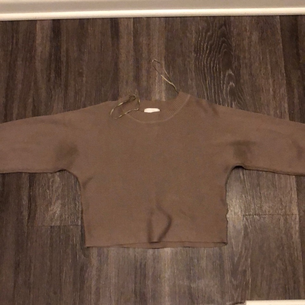 Pink Rose Cropped sweater